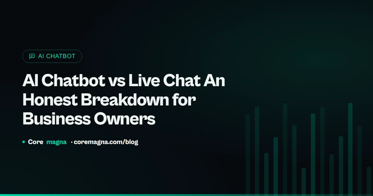 AI Chatbot vs Live Chat An Honest Breakdown for Business Owners