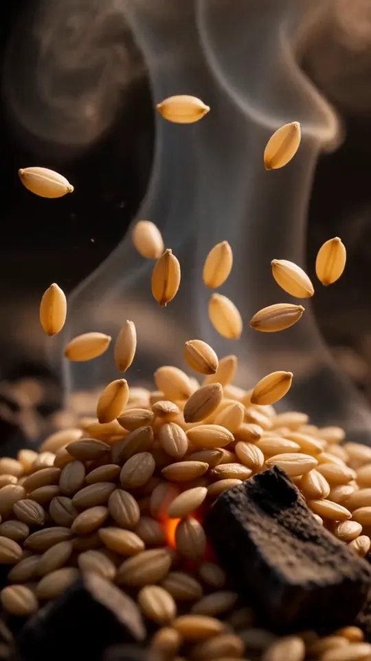 Still from an ingredient story for a smoked chilli oil
